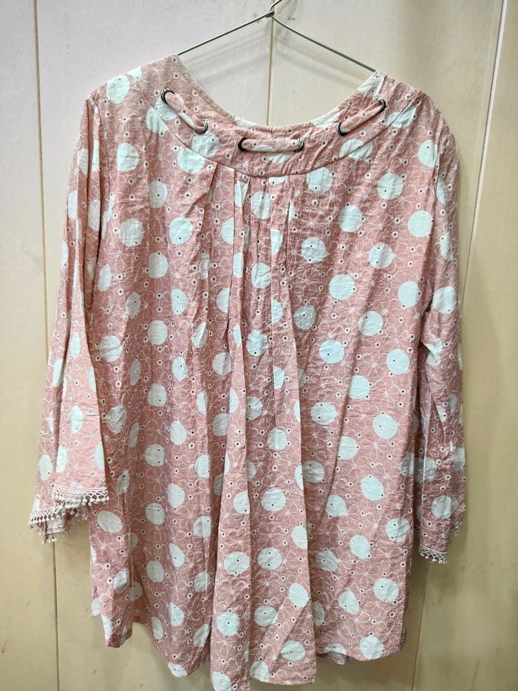 Pretty Pink Printed Top (Women)