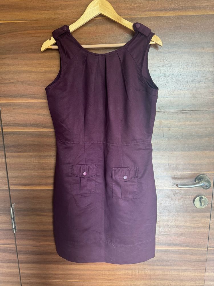 Mauve Sleevless Dress