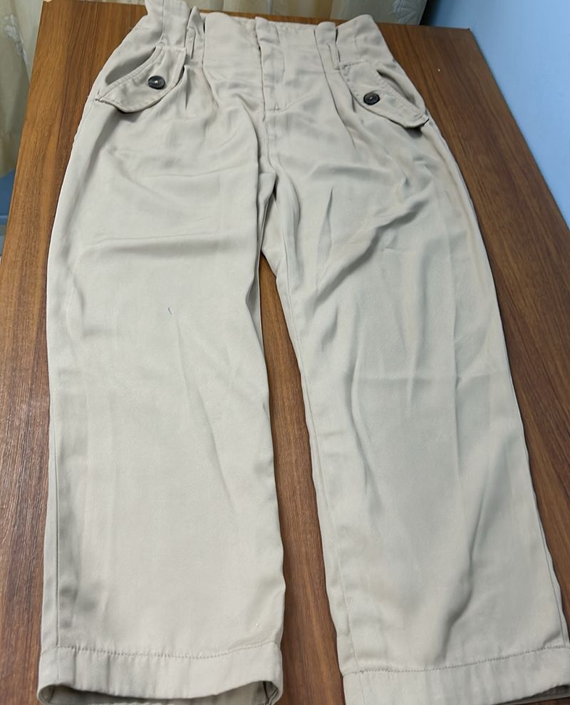 Girls Cargo Ankle Length Trouser Size 26