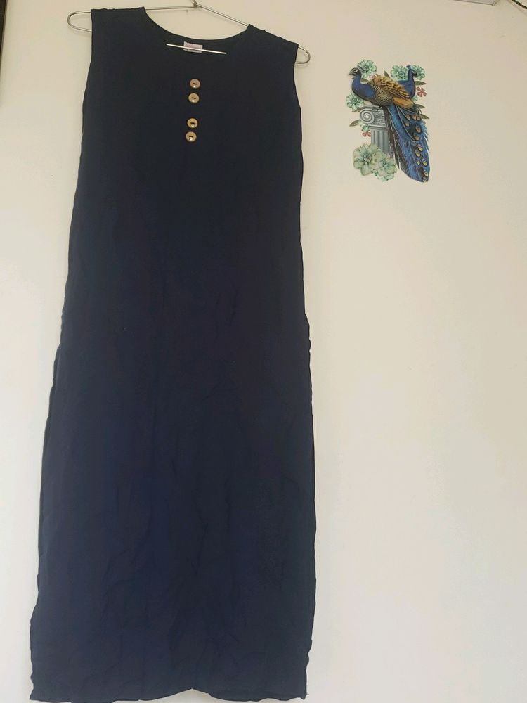 Navy Blue Kurti