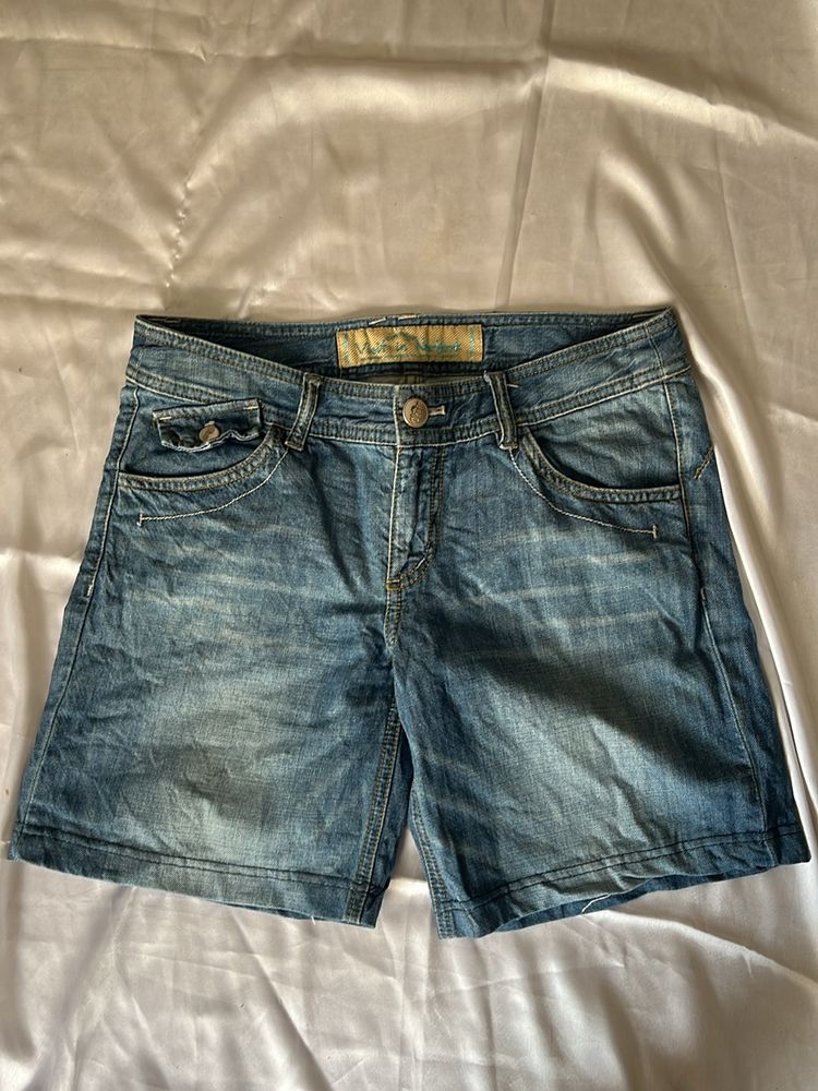 Denim shorts