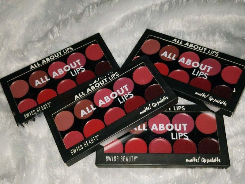 Swiss Beauty All About Lips Palette