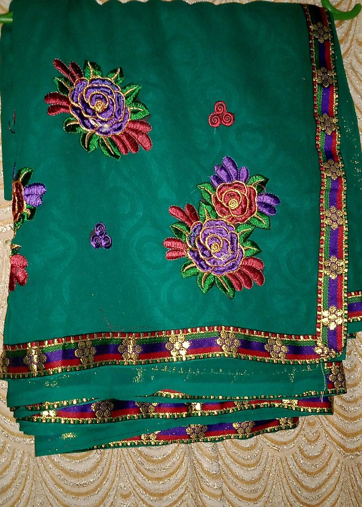 unused saree with blus pees