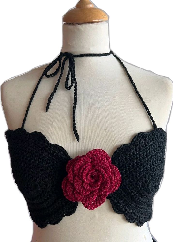 Crochet Goth Top ♡☆