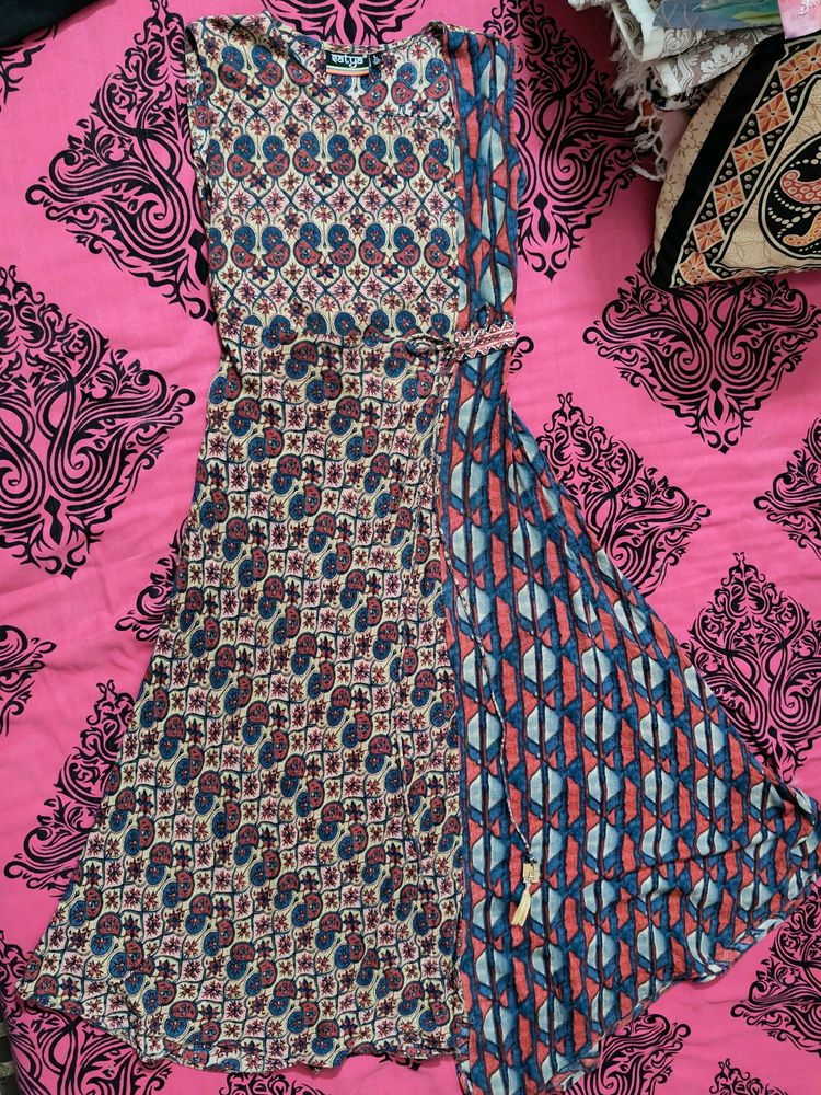 Women Multi Colour Long Kurti