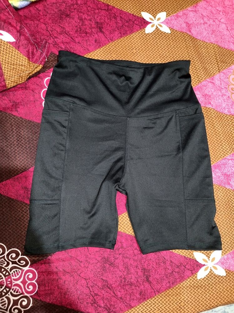 Black Biker Shorts