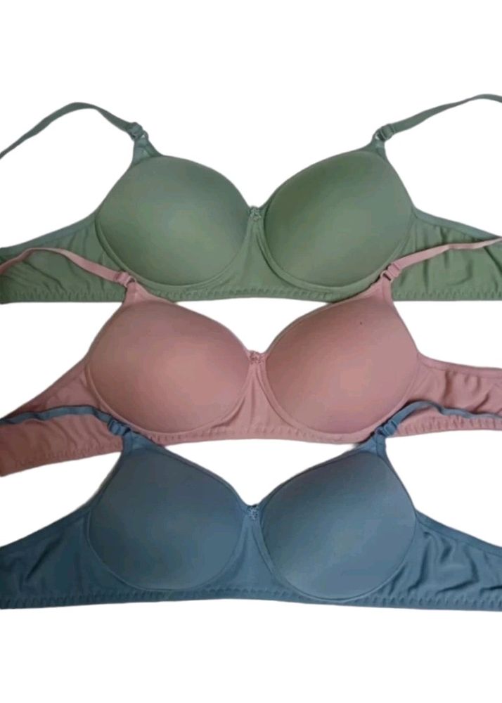 (Pack Of 3) Women Lightly Padded Bra