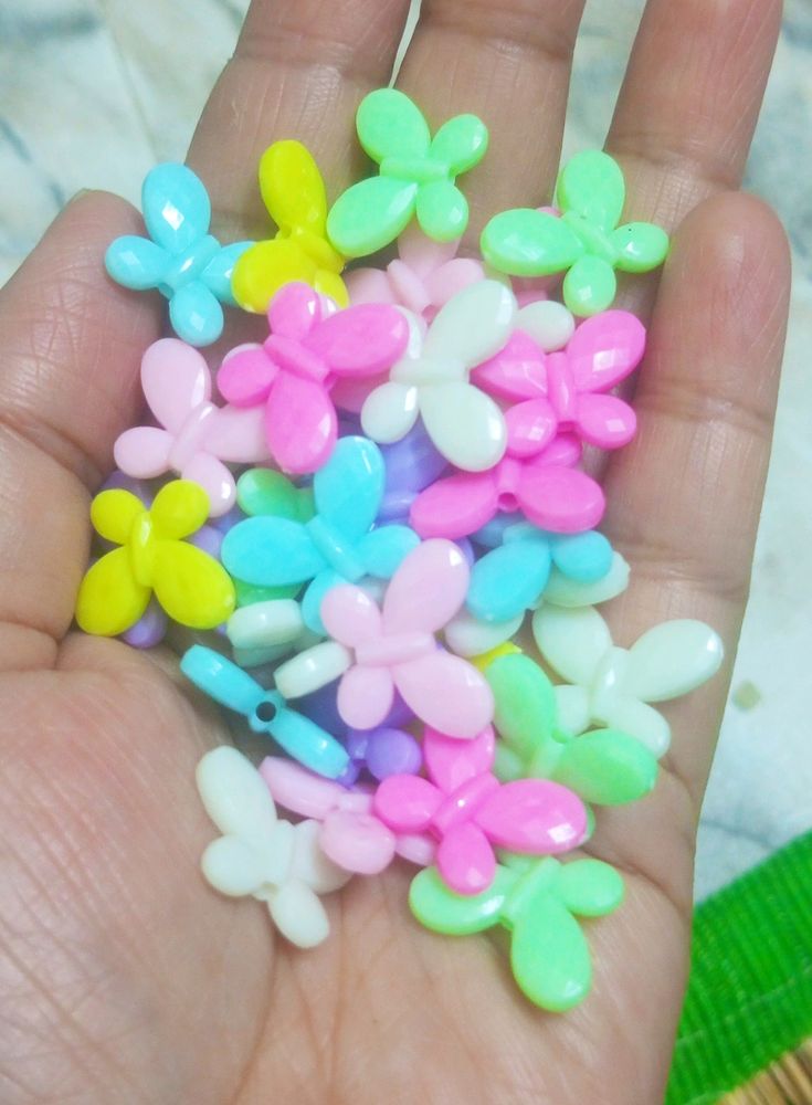 Butterfly Beads 50 Pcs