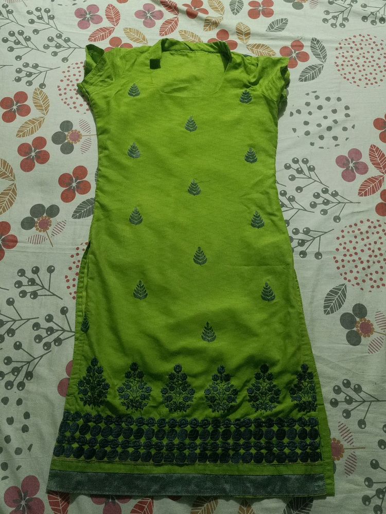 Green Kurta For Women