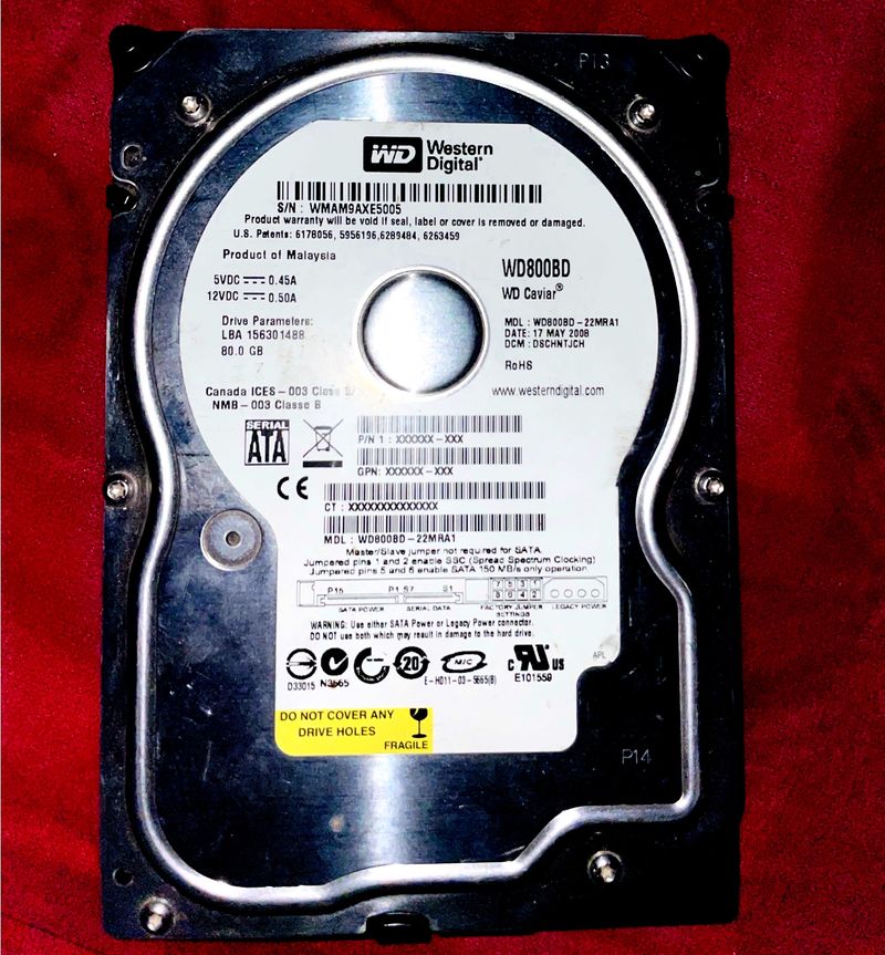 80GB HDD