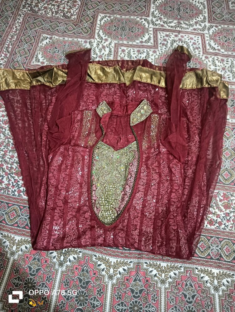 Frock Suit With Dupatta