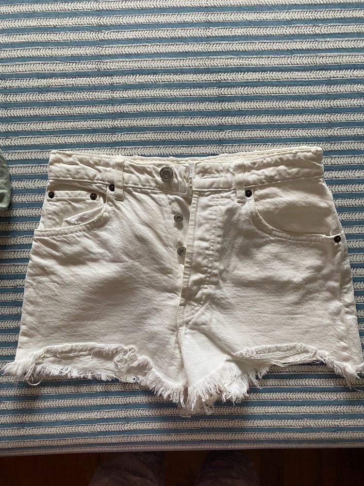 ZARA White Shorts