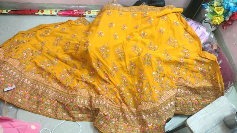 Heavy Lehenga With Canvas