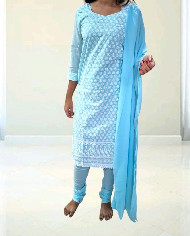 Light Blue Dupatta