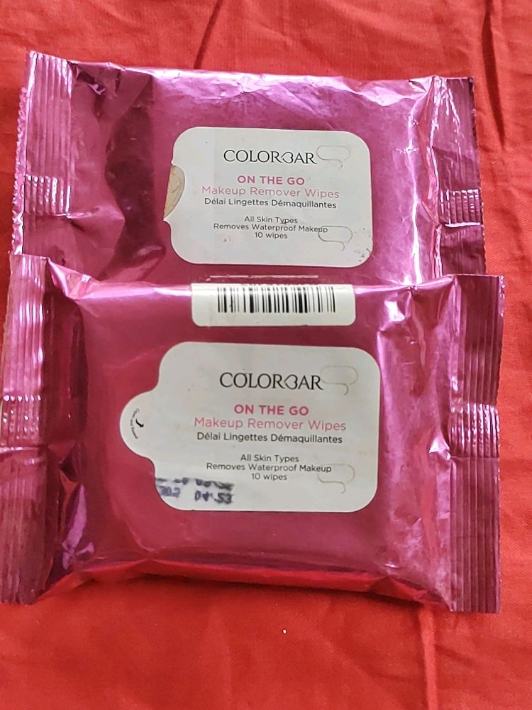 Pack Of 2 Colorbar Makeup Remover Wipes