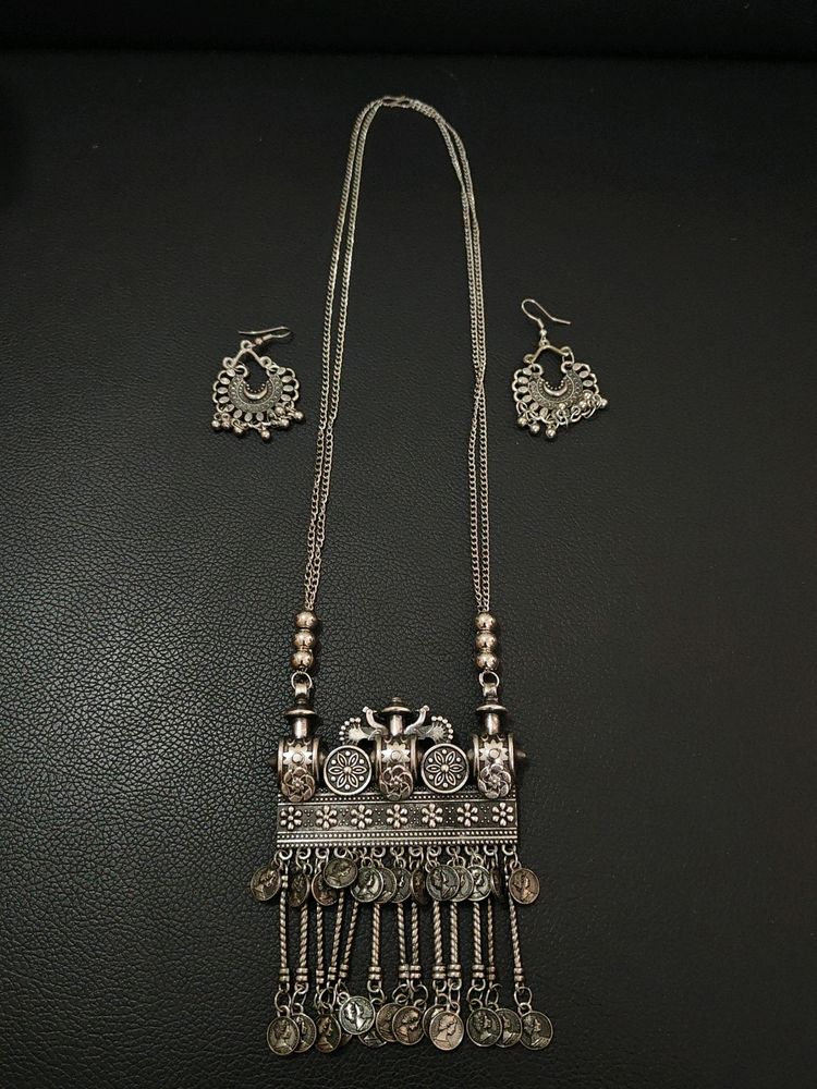 Afghani Chain With Earrings Set