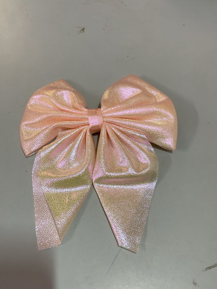 Shimmer Satin Hair Bows For Girls