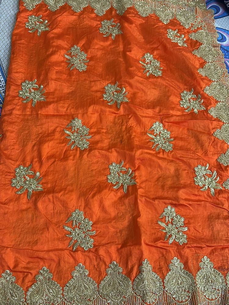 Banarasi Silk Embellished With Gold Zari