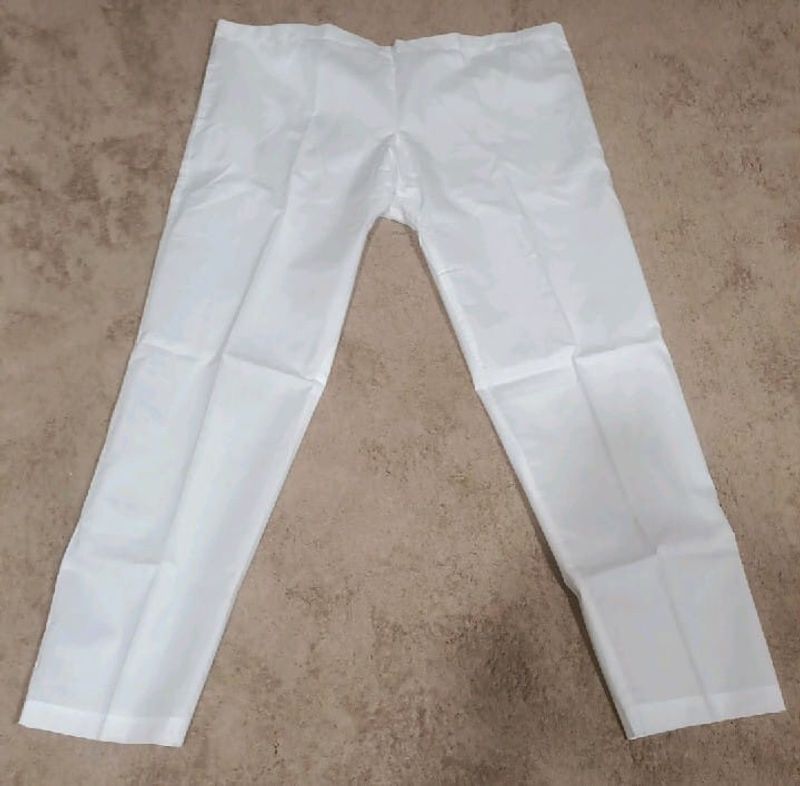 Stitched White Trouser Style Bottom