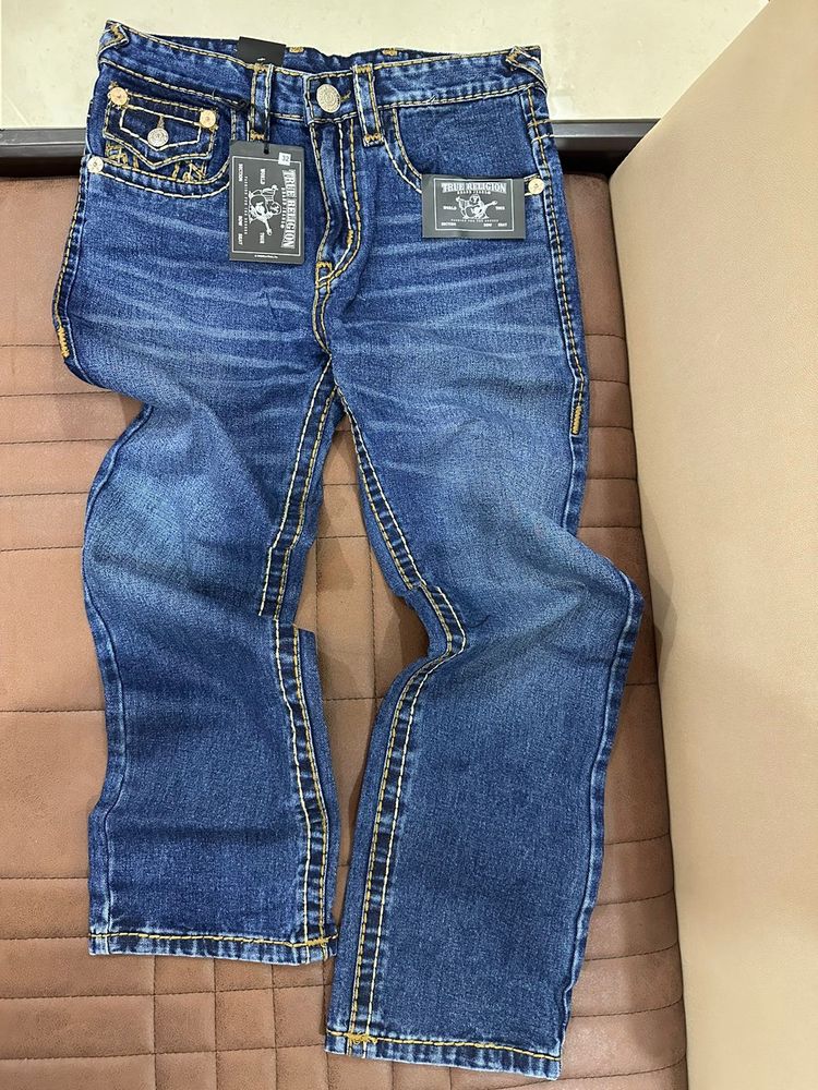 True Religion Straight Fit Denim Jeans