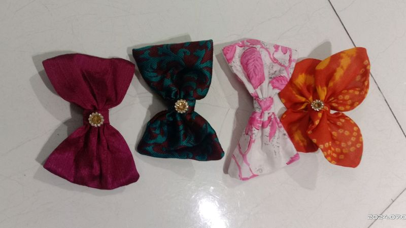 Bow Hair Back Pins