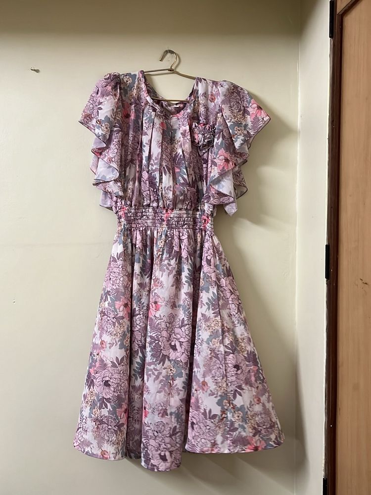 Floral Flared Dress