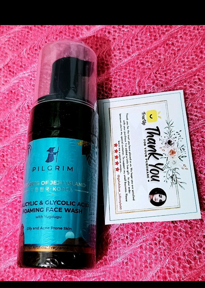 Pilgrim Salicylic/Glycolic Acid Forming Facewash