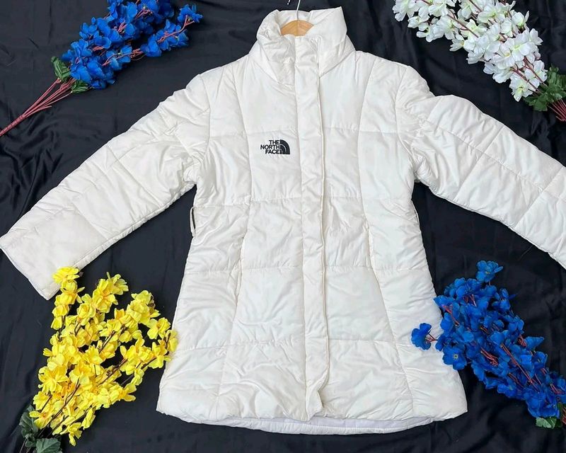 North Face White puffer jacket