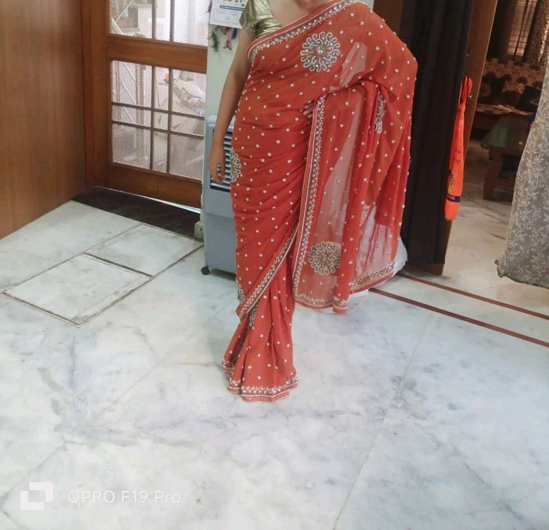 Beautiful Saree With Blouse