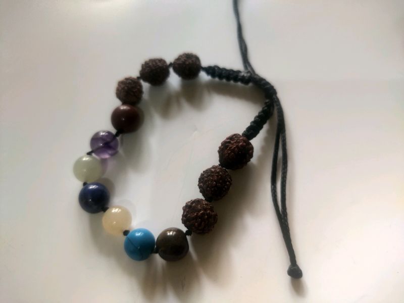 Natural Stones With Rudraksha Bracelet