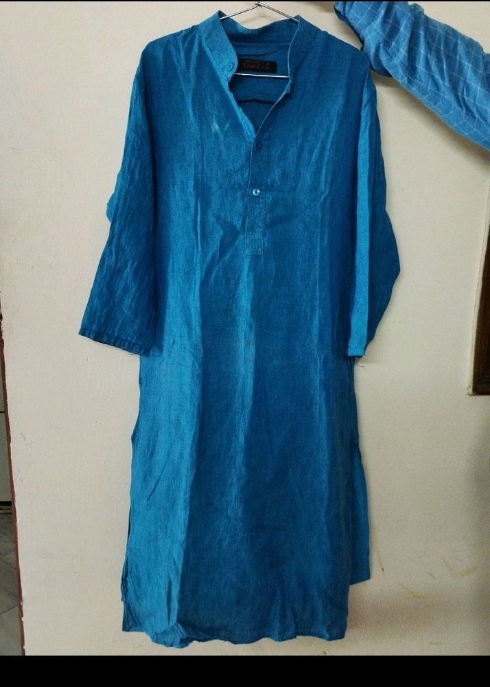 Linen Club Kurti And Full Suit