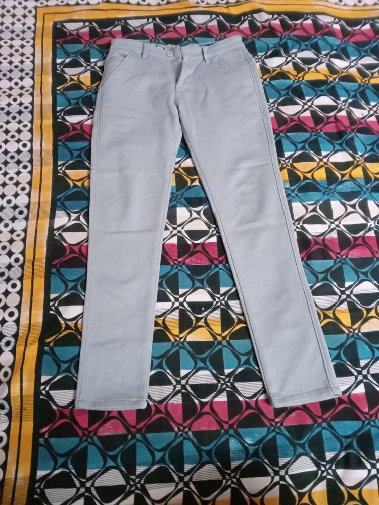 Grey Chinos Pants Men