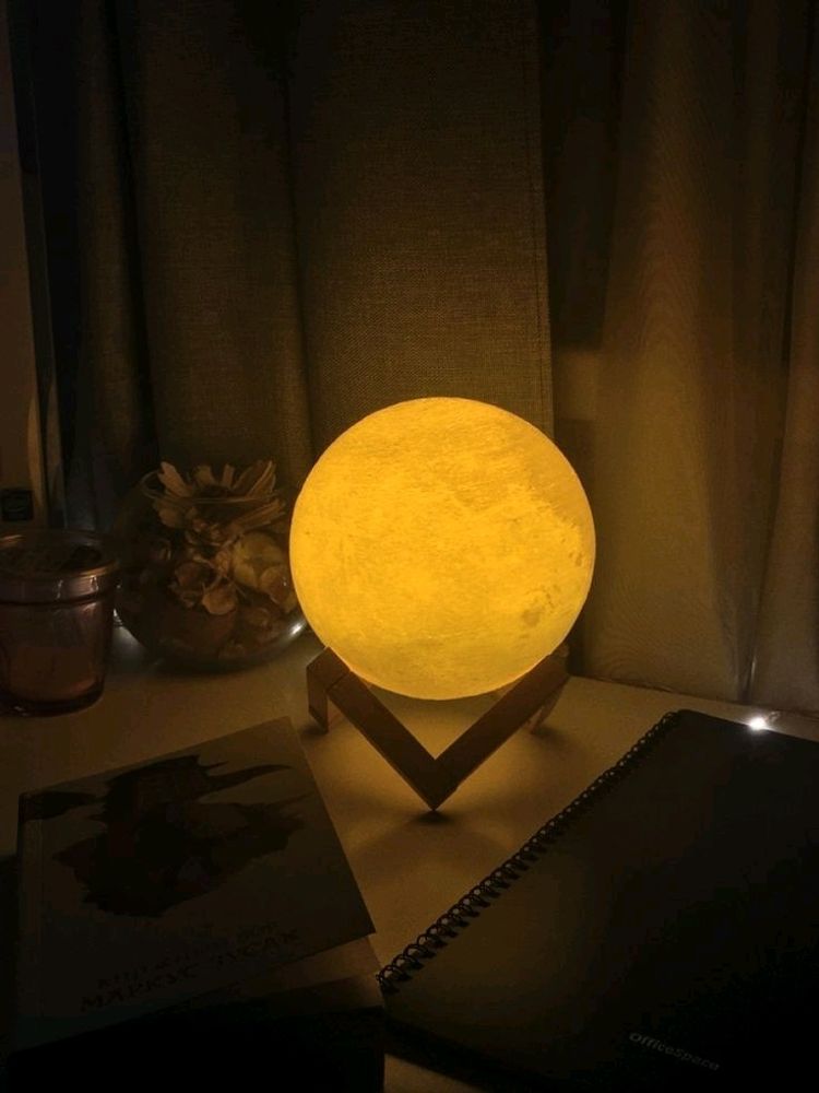 Color Changing Moon Rechargeable Night Lamp