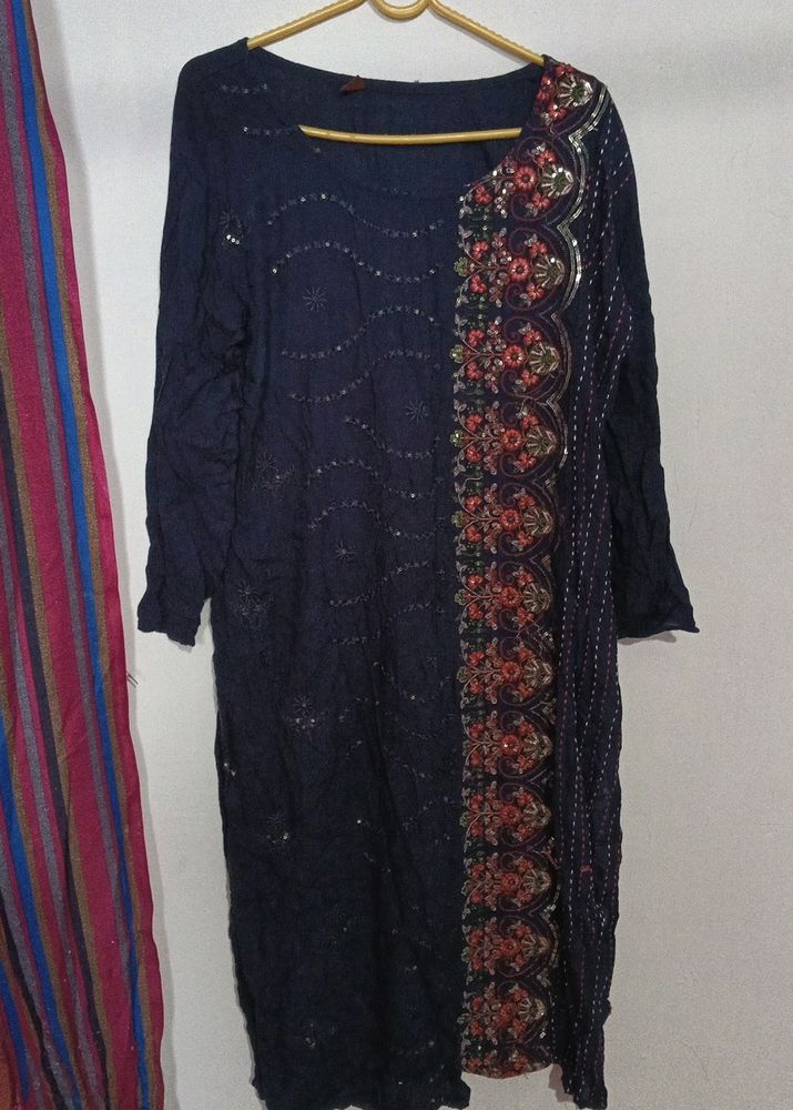 Handwork Cotton Kurti ( With Surprising Freebie)