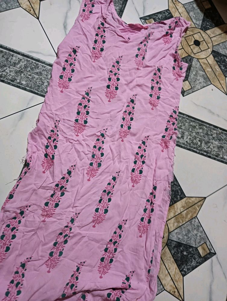 Pink Printed Kurti