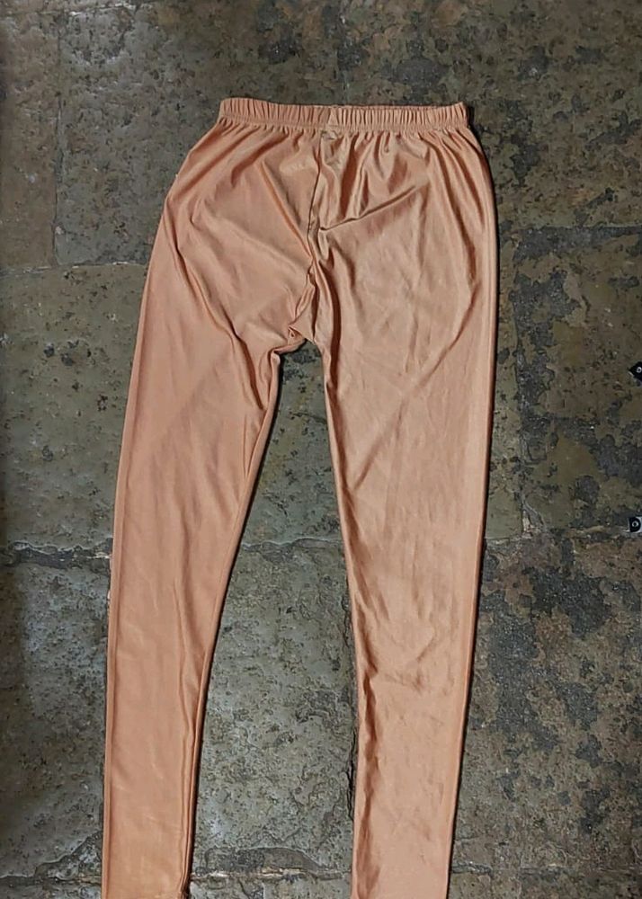 Copper Golden Shiney Leggings