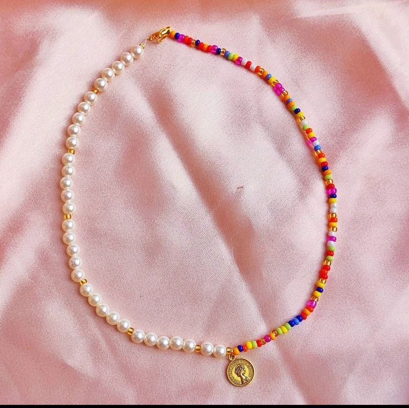 Beaded Charm Necklace