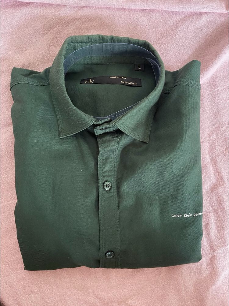 Calvin Klein Shirt Green L-size