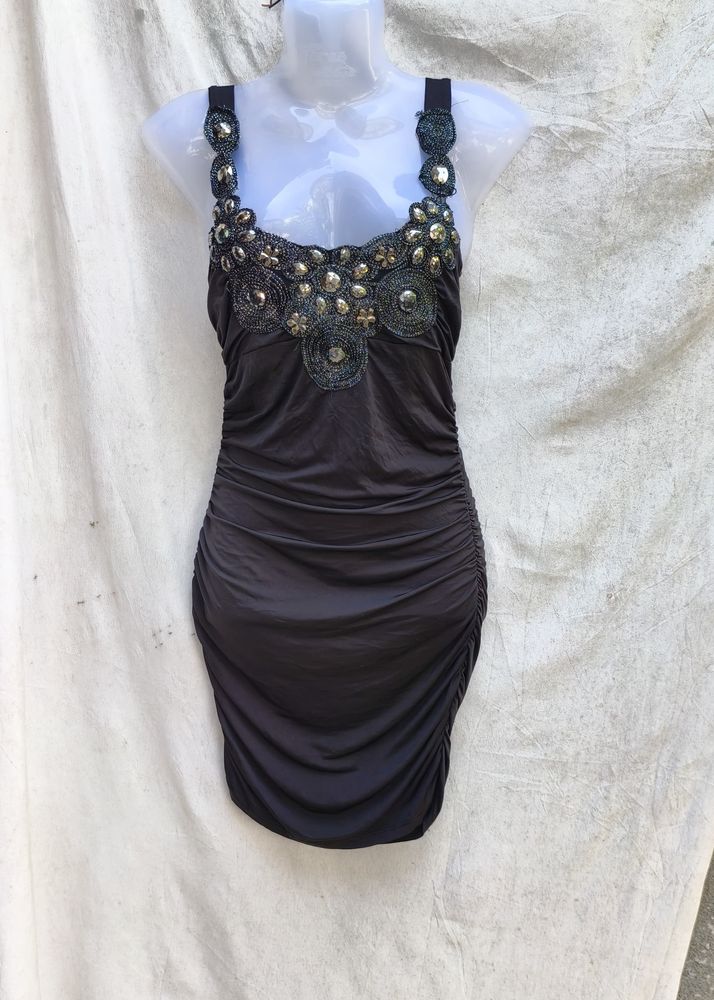 BLACK SEXY BODYCON DRESS