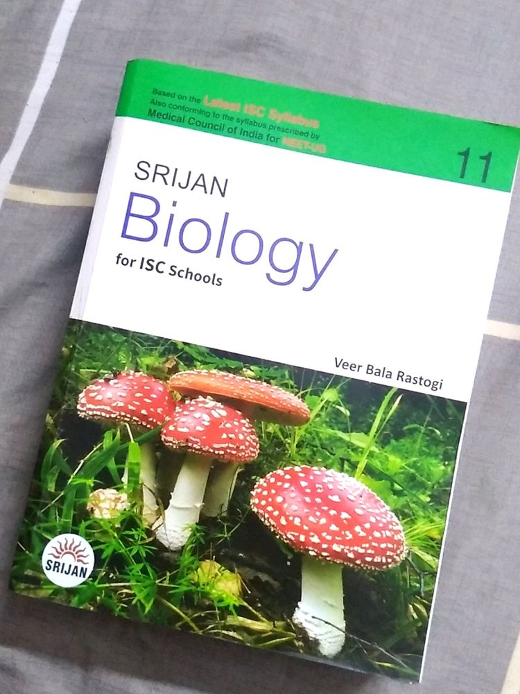 ISC XI BIOLOGY TEXTBOOK (SRIJAN)