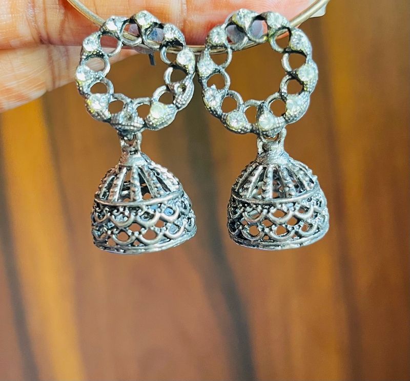 Oxidised Daily Wear Earrings