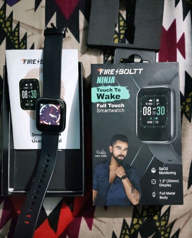 Firebolt Smart Watch Touch To Wake Up