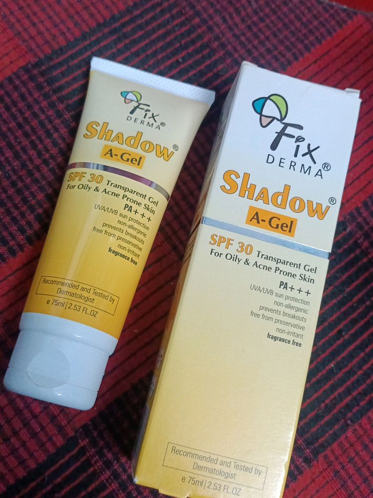 Fix Derma Shadow Gel Spf 30 For Acne Care