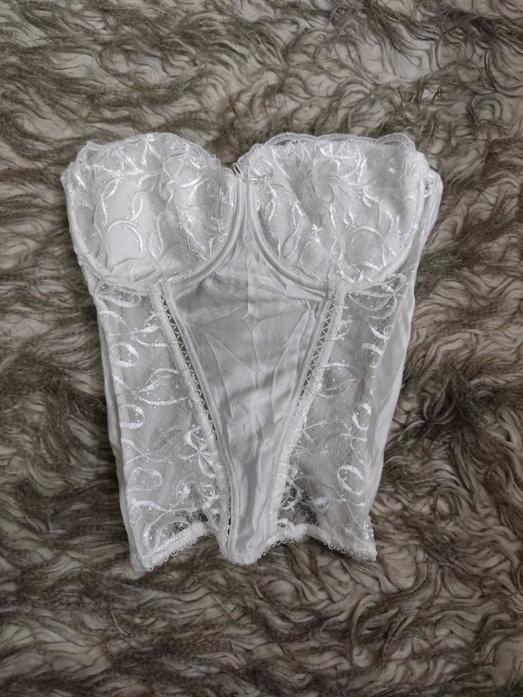 White ethereal Corset