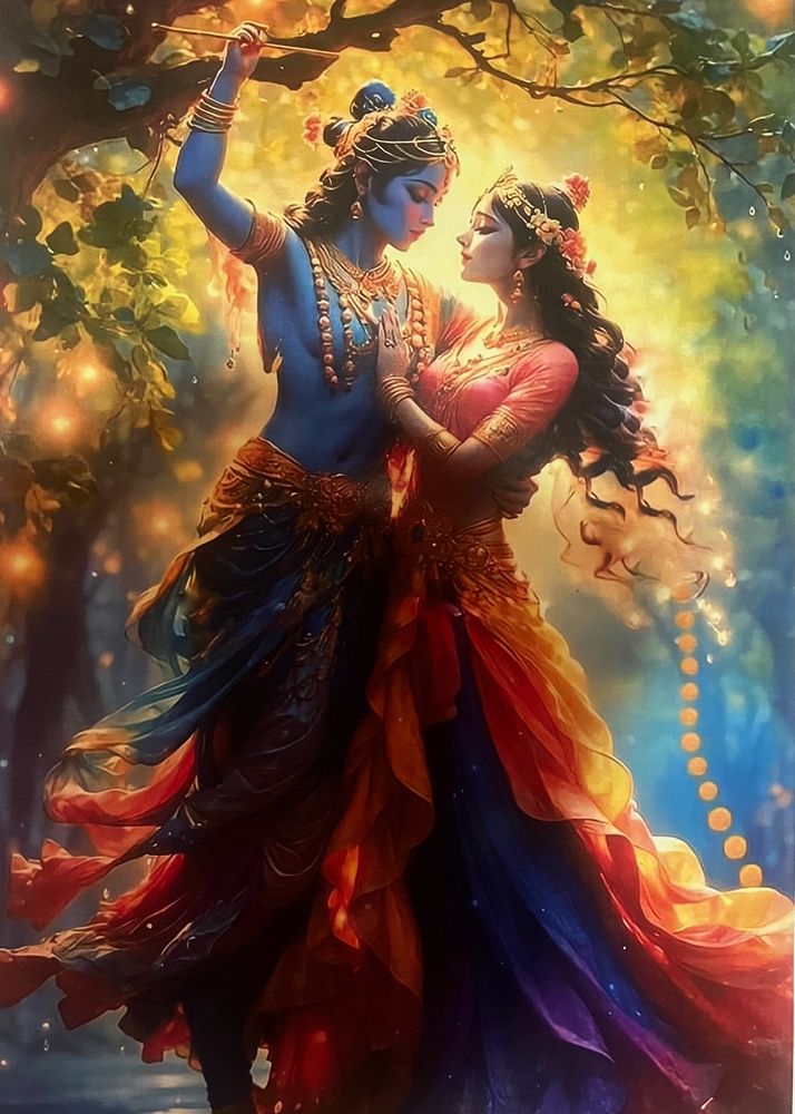 Radha Krishna (Painting)❤️