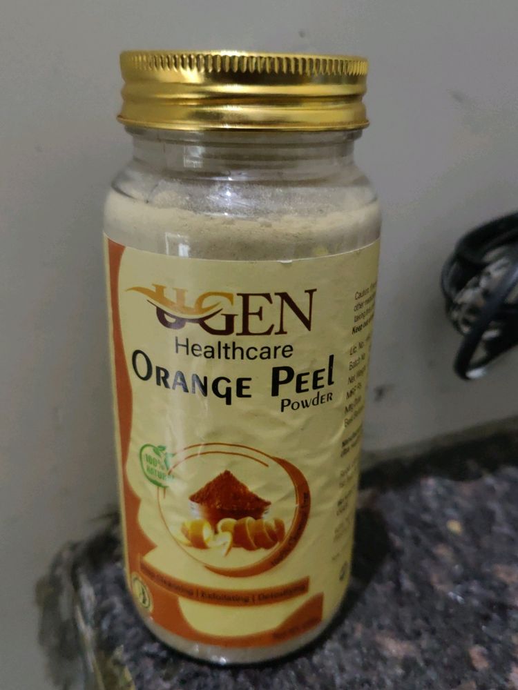 Orange Peel Face Mask