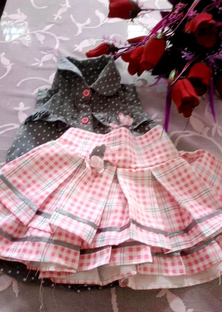 Baby Girl Shirt+Skirt Set