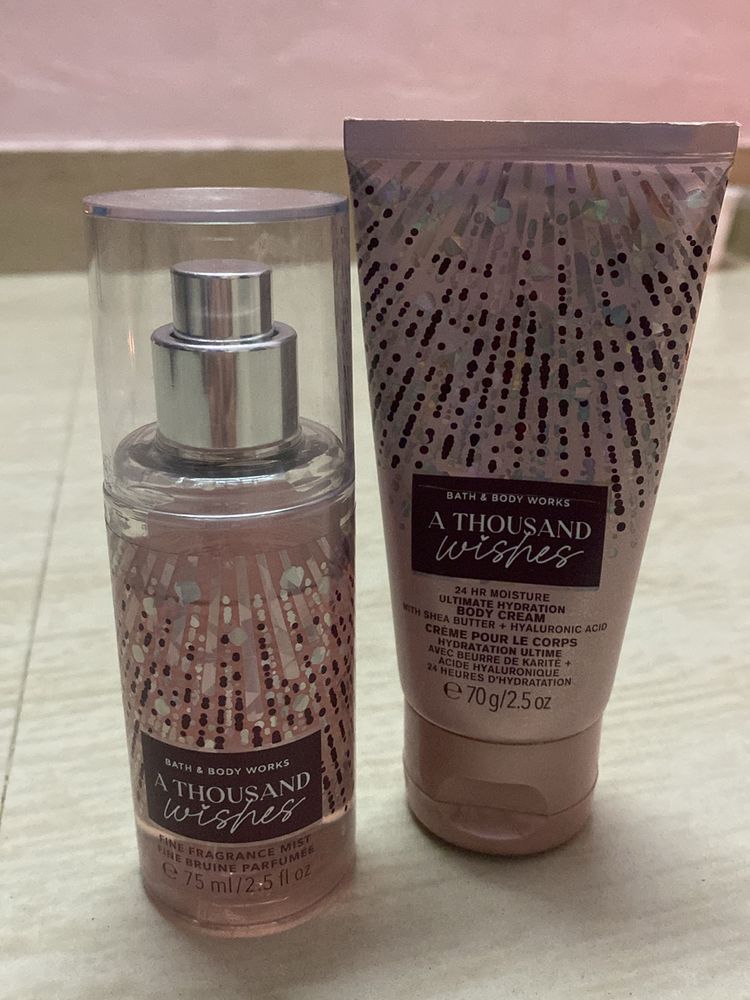 Thousand Wishes - Mist And Body Cream Combo