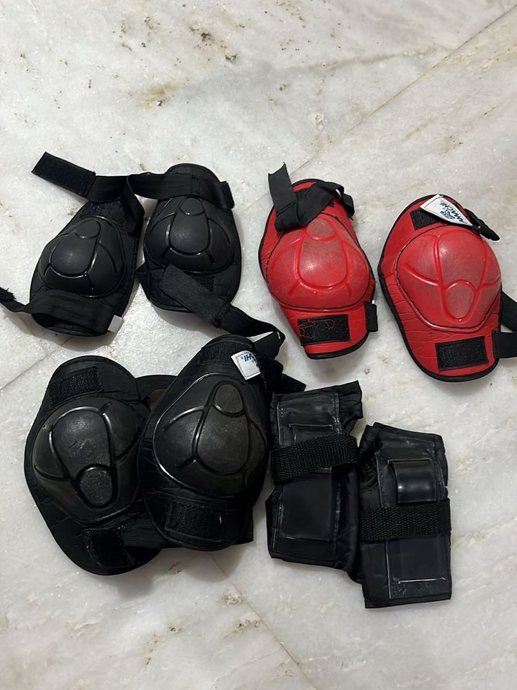 Skating Elbow Guard , Knee Pad And Gloves