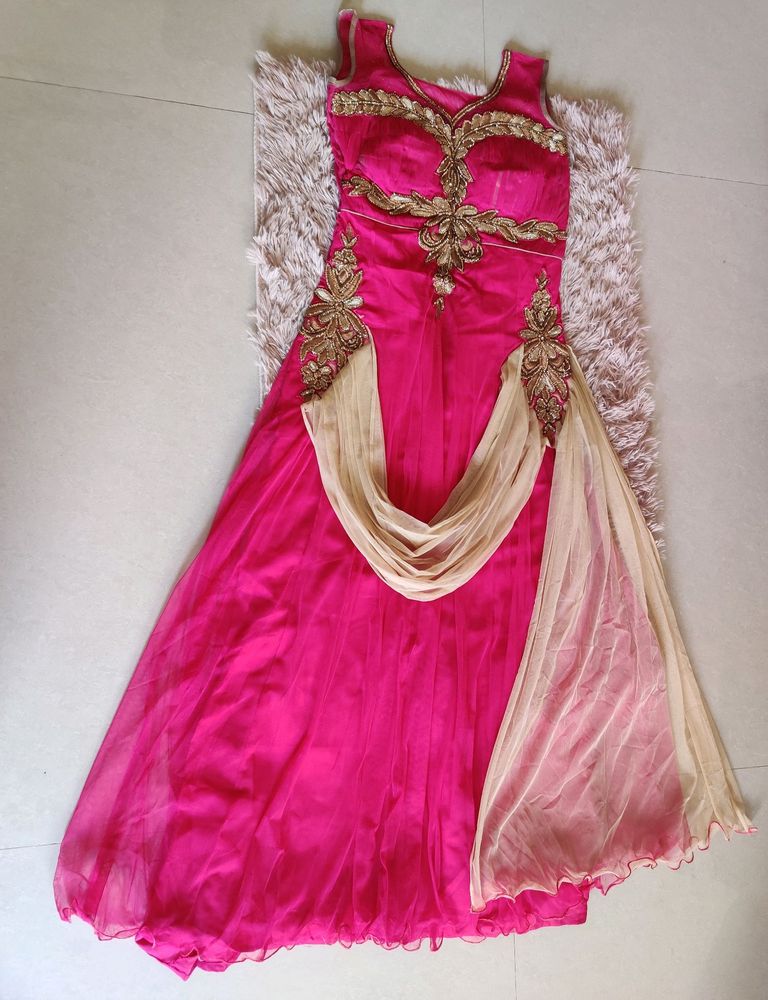 Hot Pink Designer Dress